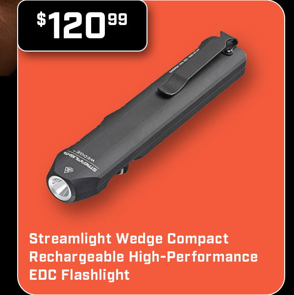 Streamlight Wedge Compact Rechargeable High-Performance EDC Flashlight