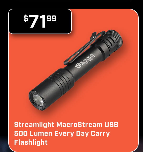 Streamlight MacroStream USB 500 Lumen Every Day Carry Flashlight