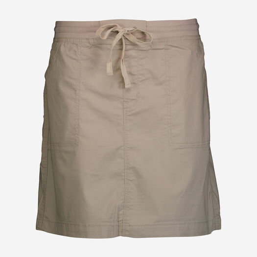 Beige Straight Leg Shorts 