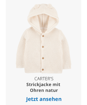 Carter's  Strickjacke mit Ohren natur