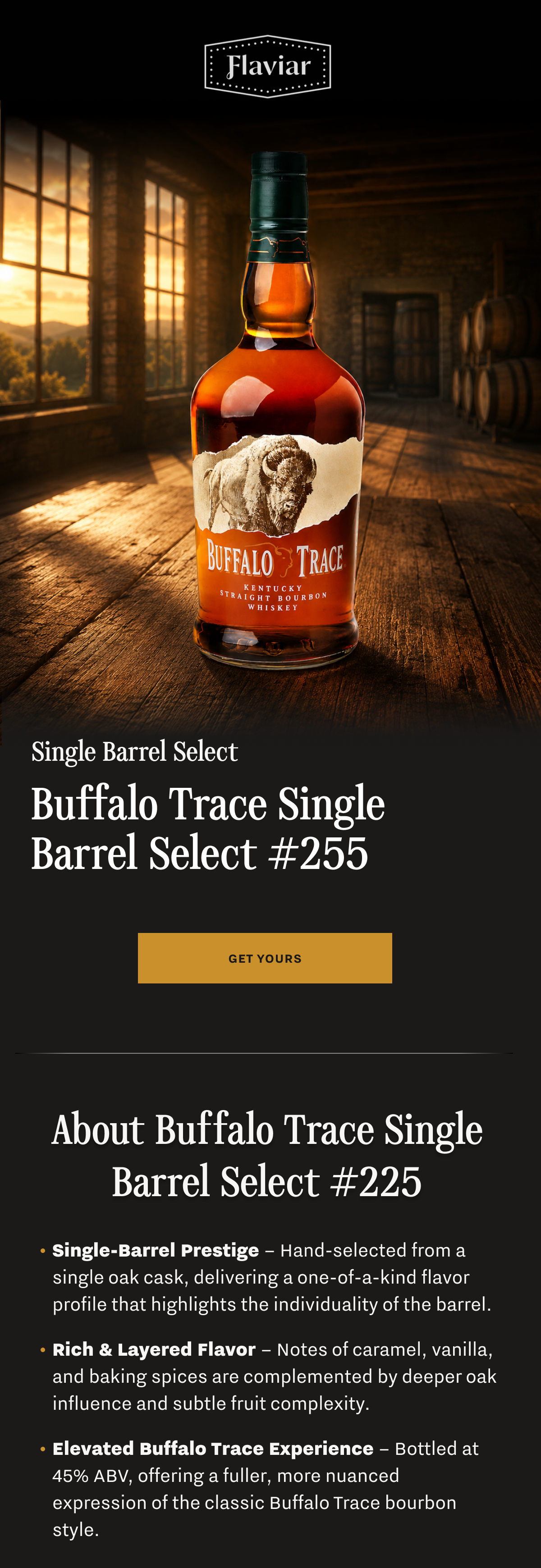 Buffalo Trace Single Barrel Select