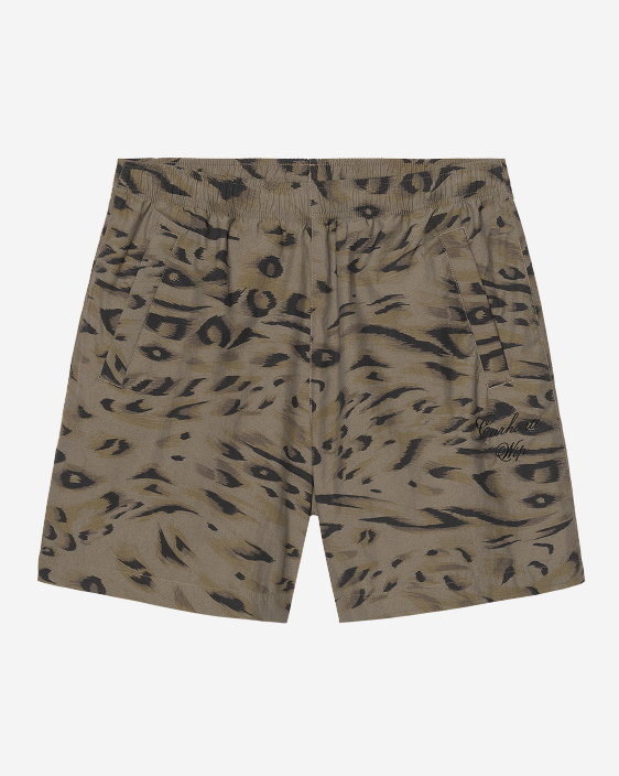 Carhartt WIP Travon Short | Cypress / Black Duck Feather Print