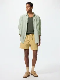 Linen Blend Easy Shorts | 5