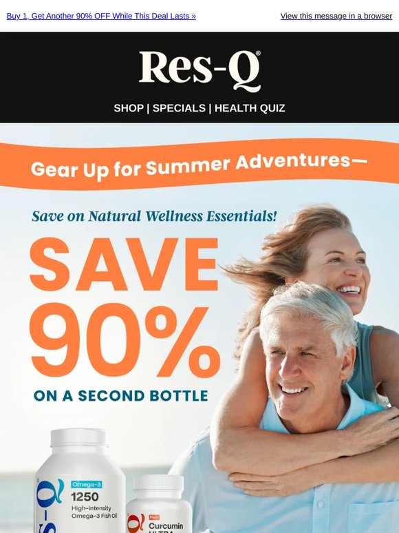 Summer’s Almost Here… Don’t Forget Your Supplements 😎