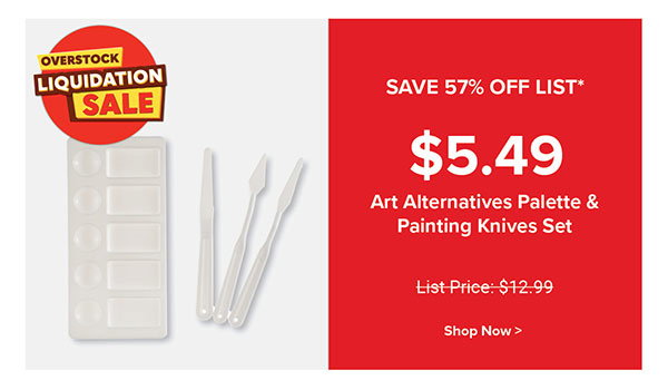 Art Alternatives Palette & Painting Knives Set