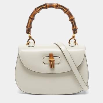 Bamboo 1947 Small White Leathe