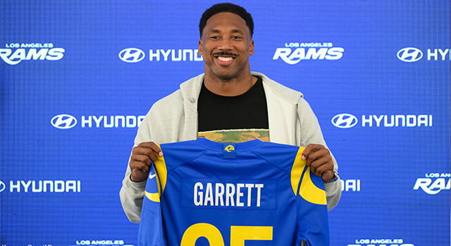 Okada: How does Myles Garrett fit in Rams defense?