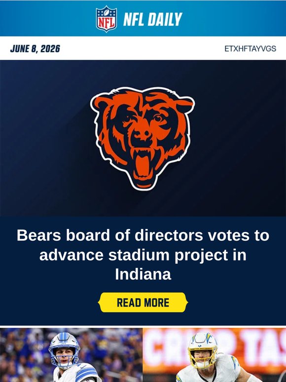Bears take step toward new stadium; Bucky Brooks' underrated, overrated QBs