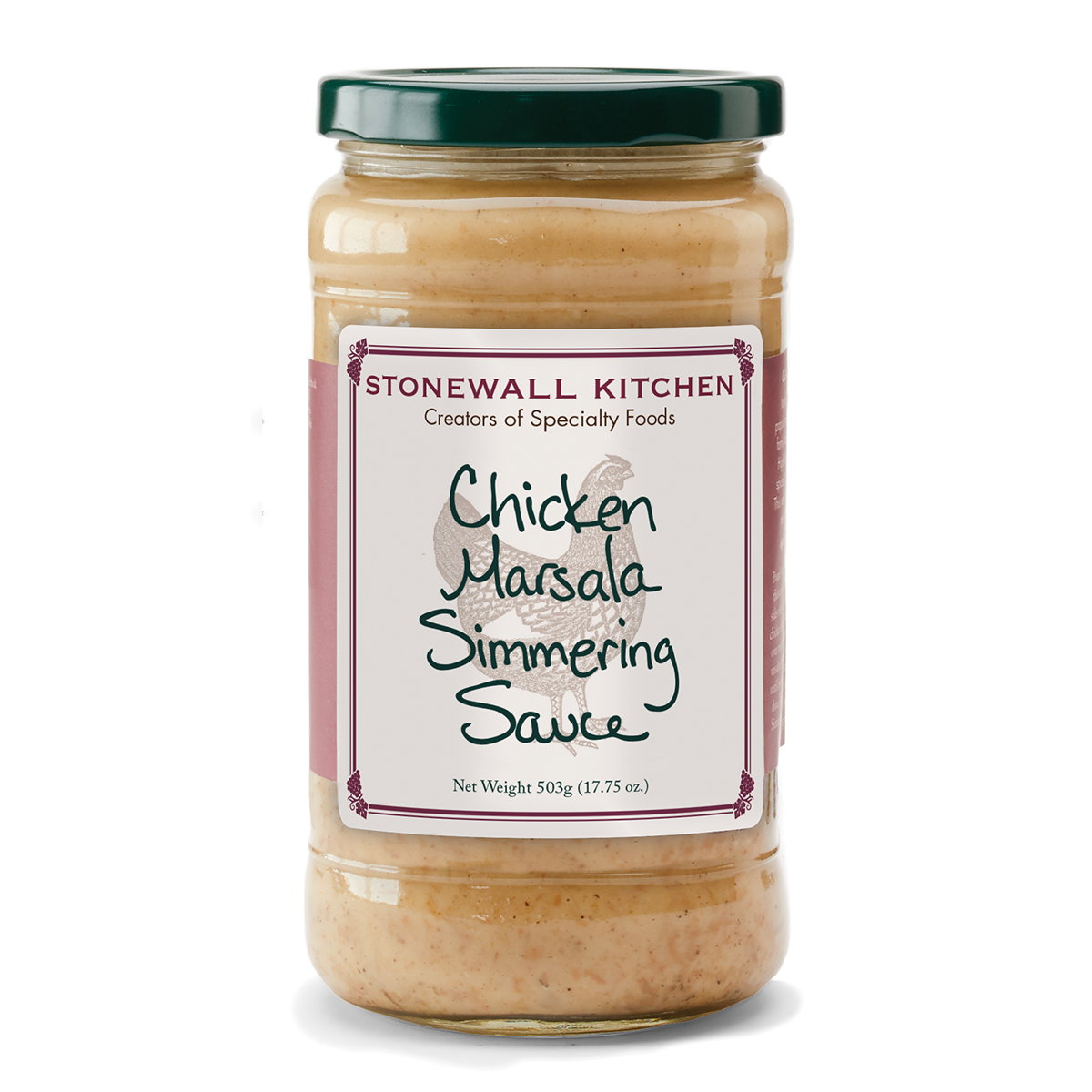 Image of Chicken Marsala Simmering Sauce