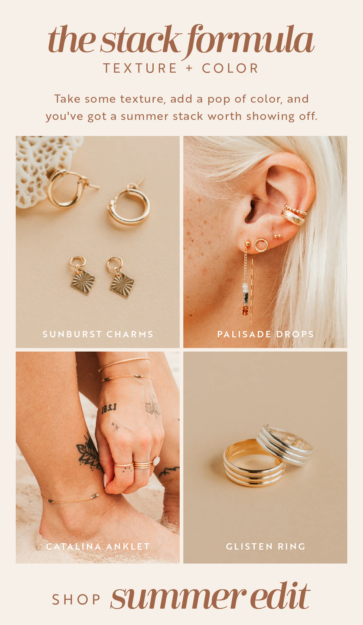 The stack formula: texture + color