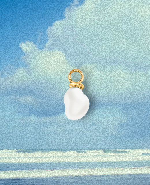 Organic Pearl Charm