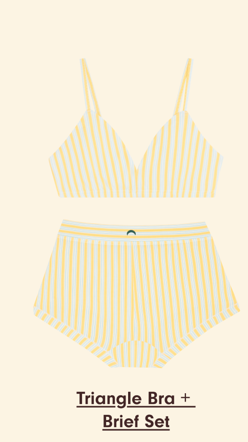 Shop Triangle Bra & Brief Set