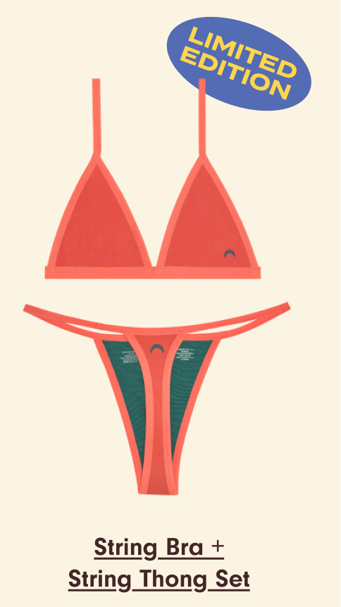 Shop String Bra + String Thong Set