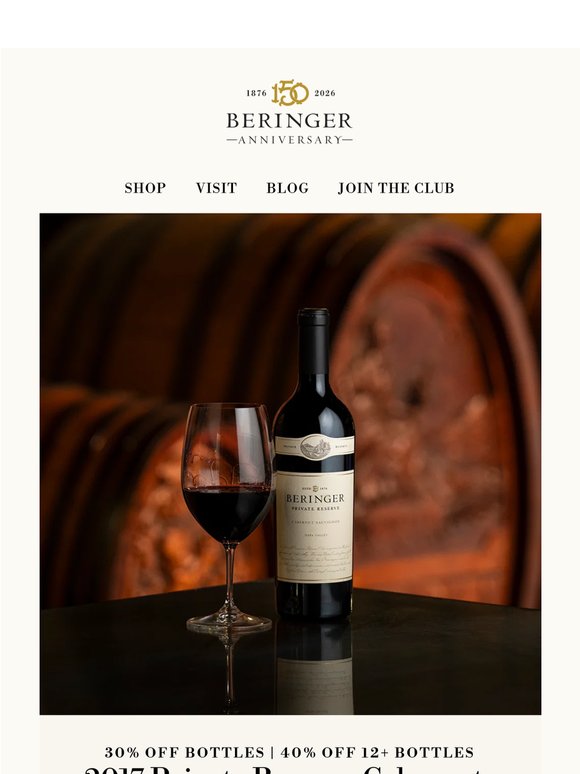 Still Available: 40% Off Private Reserve
