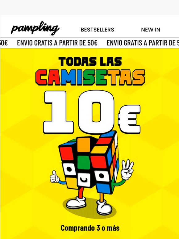Todas las camisetas 10€ 🔥