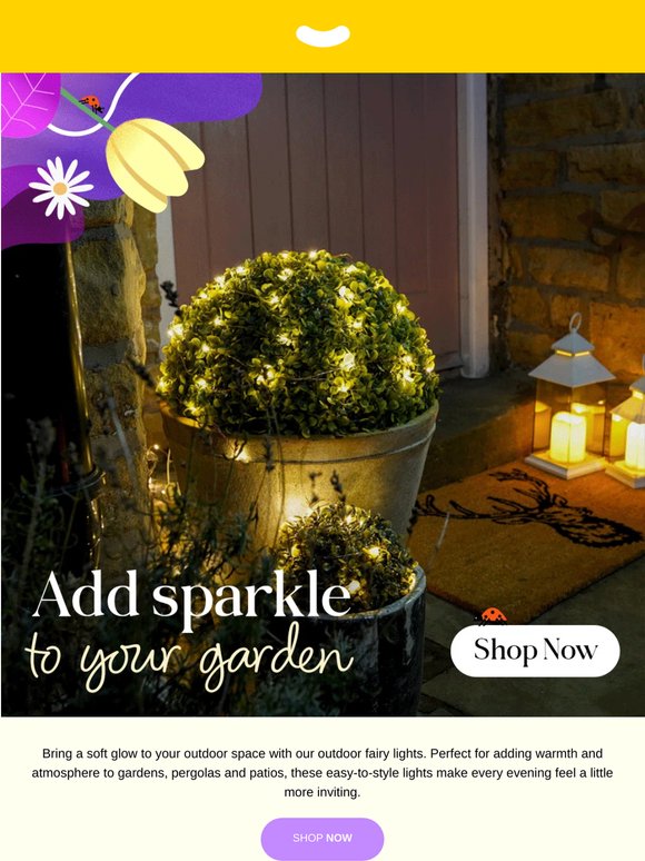 Fairy lights made for outdoor spaces