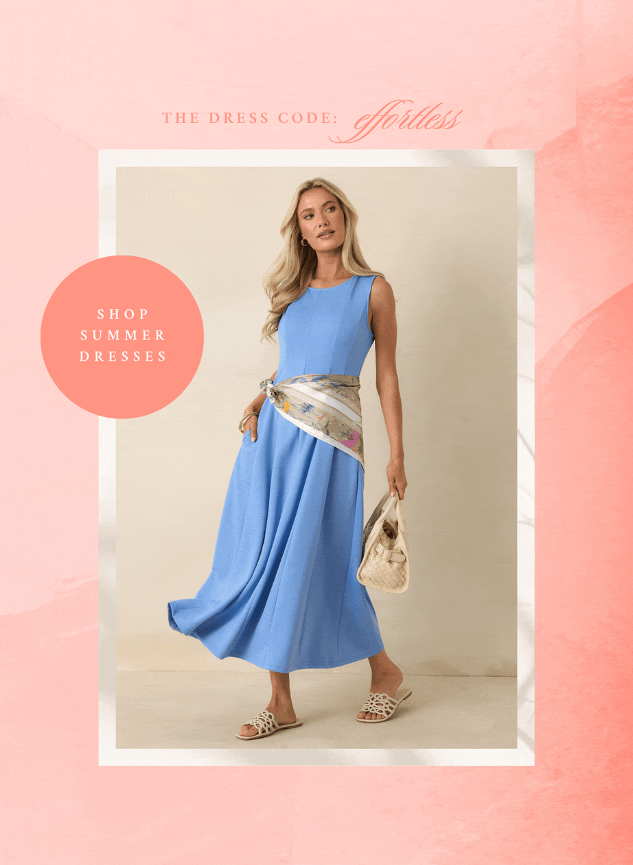 The dress code: effortless. Shop Summer Dresses.