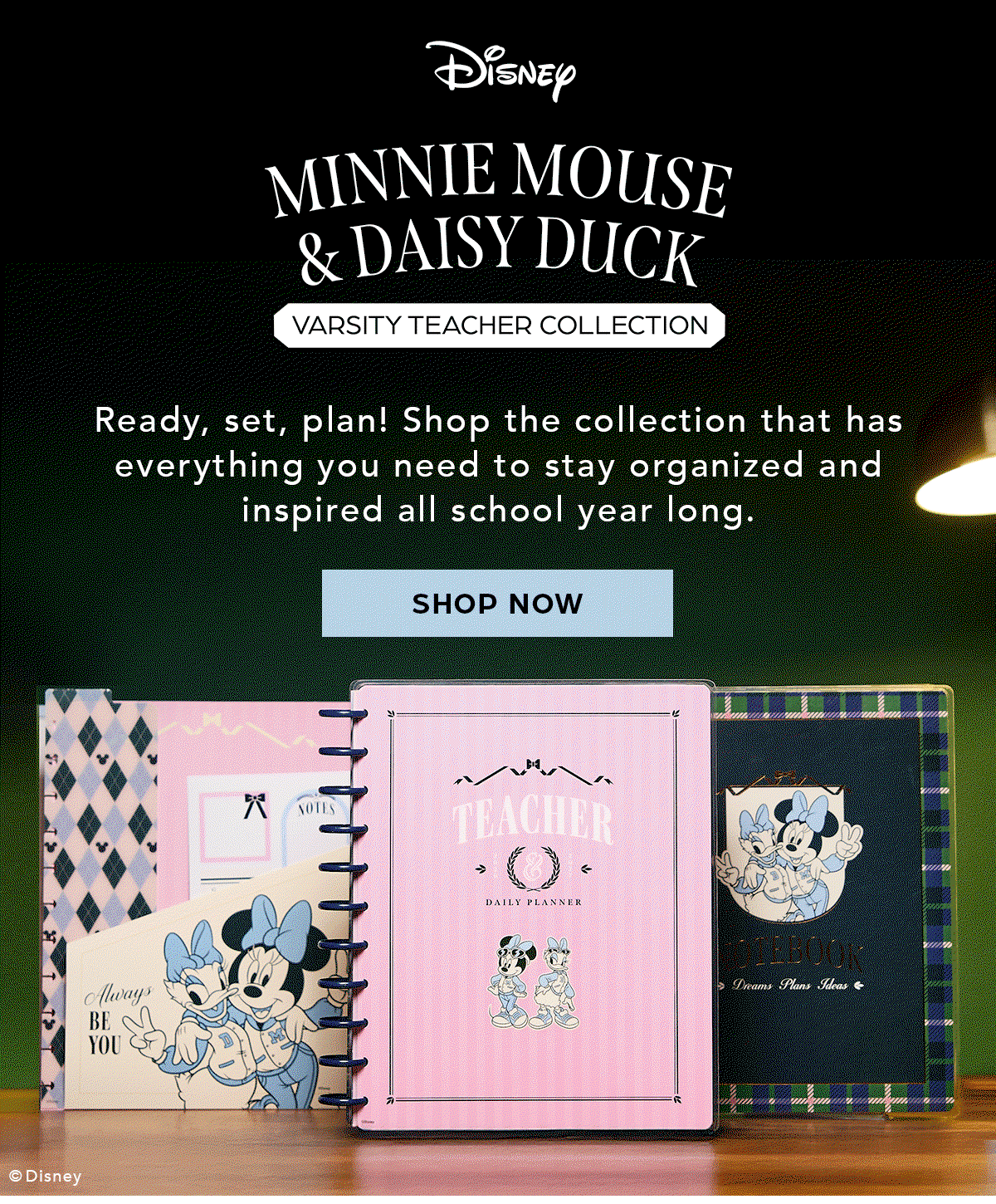 Disney Minnie Mouse & Daisy Duck Varsity Teacher Collection. Shop Now.
