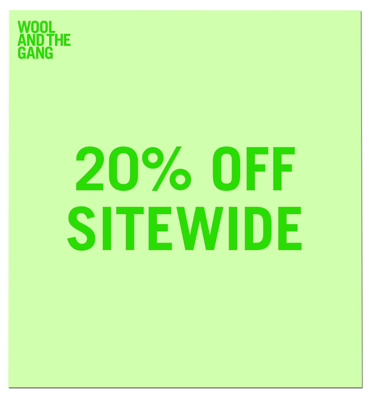Sitewide Promotion