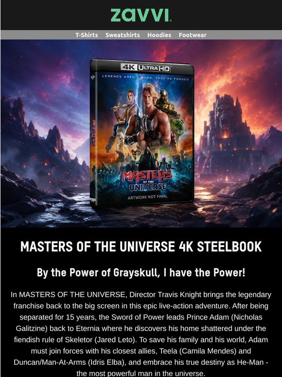 SteelBook 4K Alert! Masters of the Universe