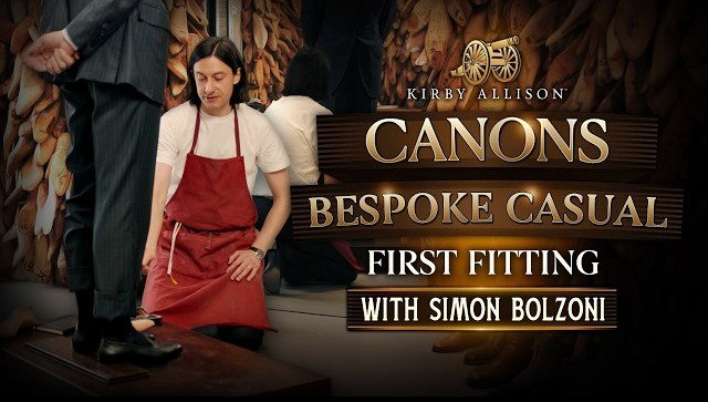 My Third Bespoke Last & First Casual Shoe Fitting at Canons | Kirby Allison
