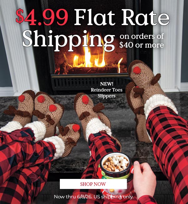 $4.99 Flat Rate Shipping on $40 or more