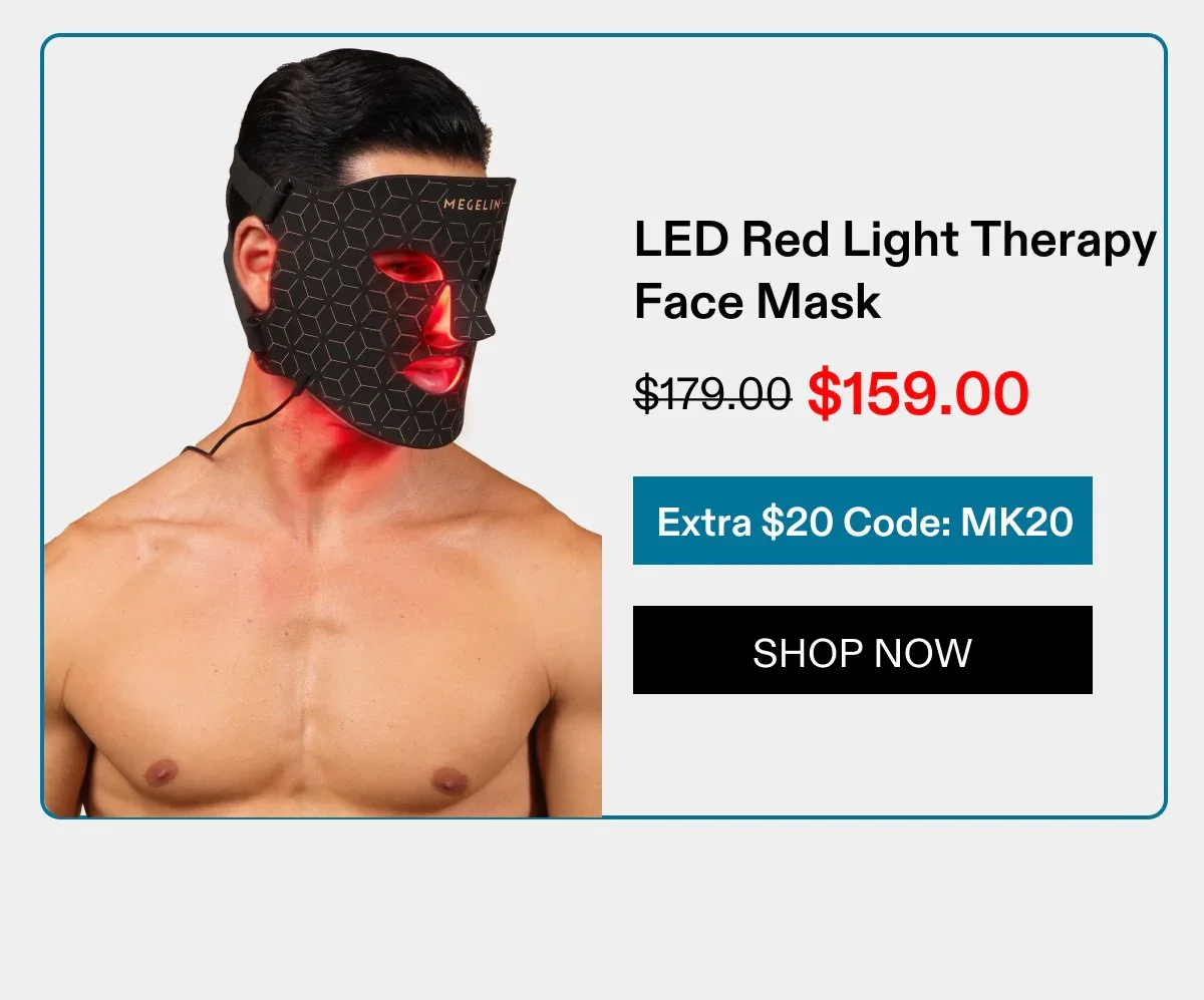 LED Red Light Therapy Face Mask