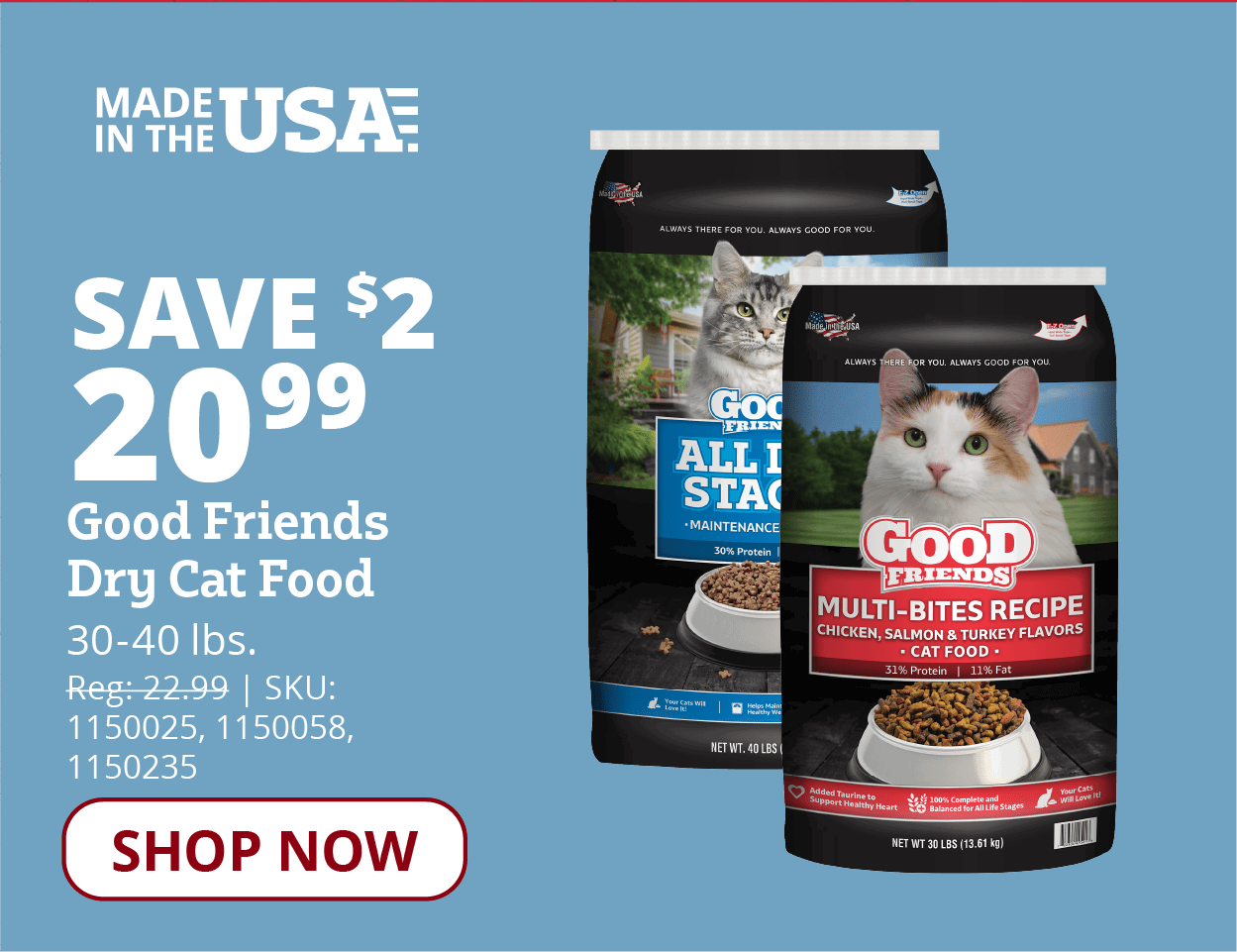 GF Dry Cat Food