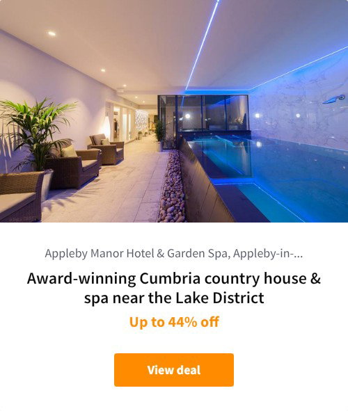 Award-winning Cumbria country house &amp; spa near the Lake District