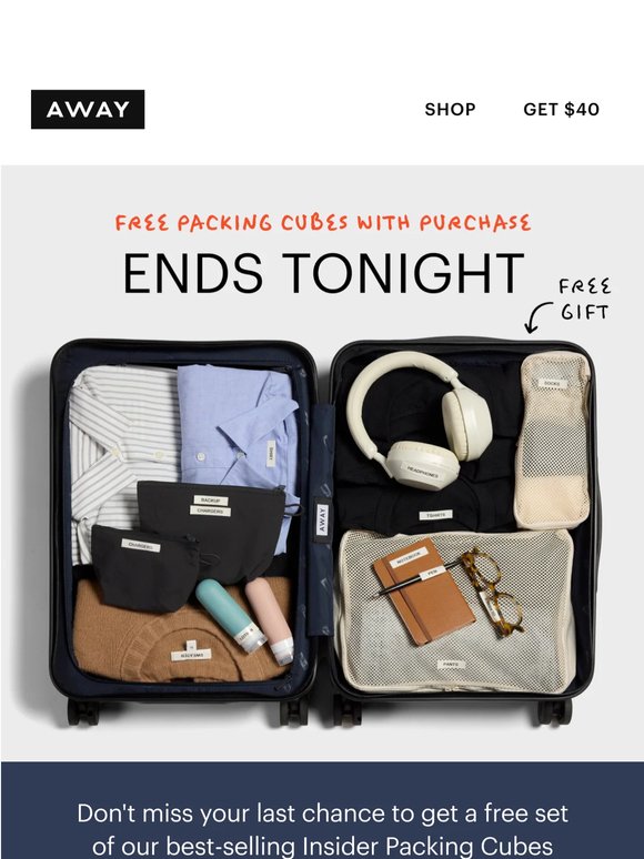 ENDS TONIGHT: free gift with purchase