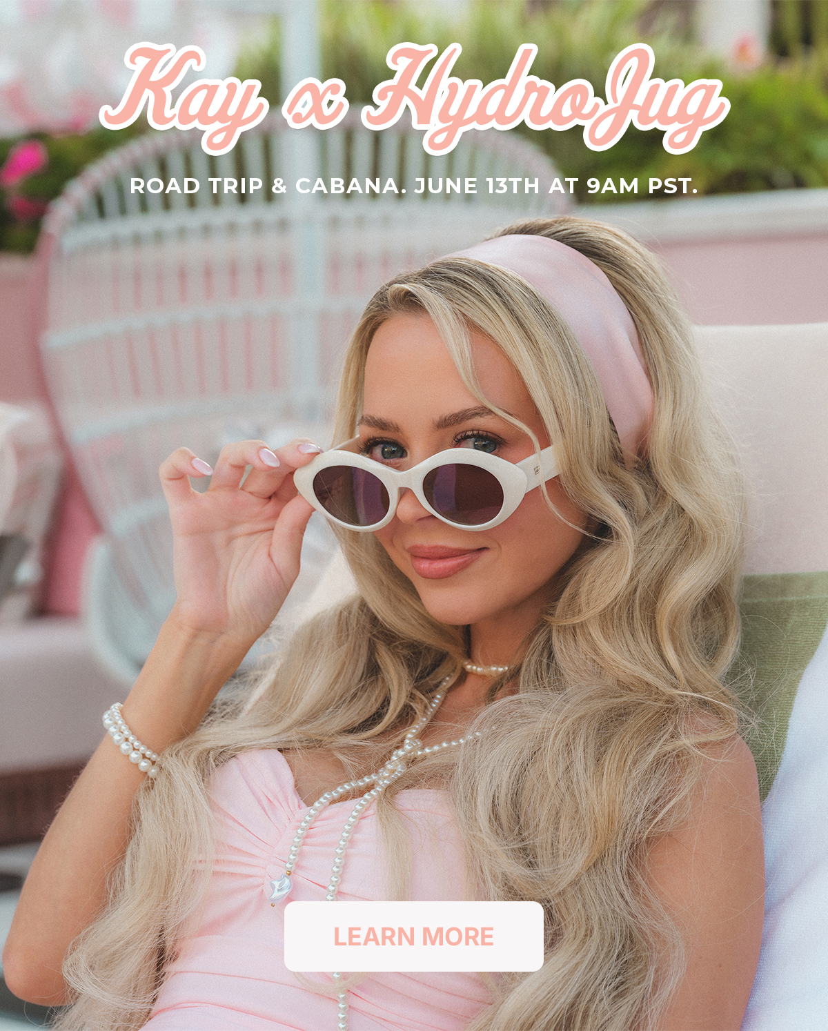 Kay x HydroJug coming June 13th at 9 am pst
