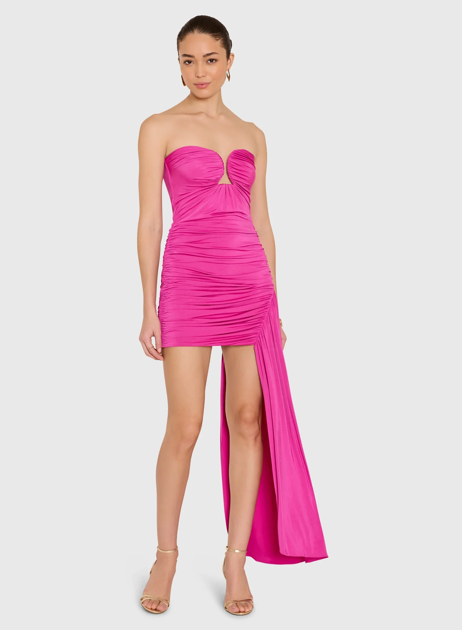 Image of  Davina Dress - Dark Hot Pink