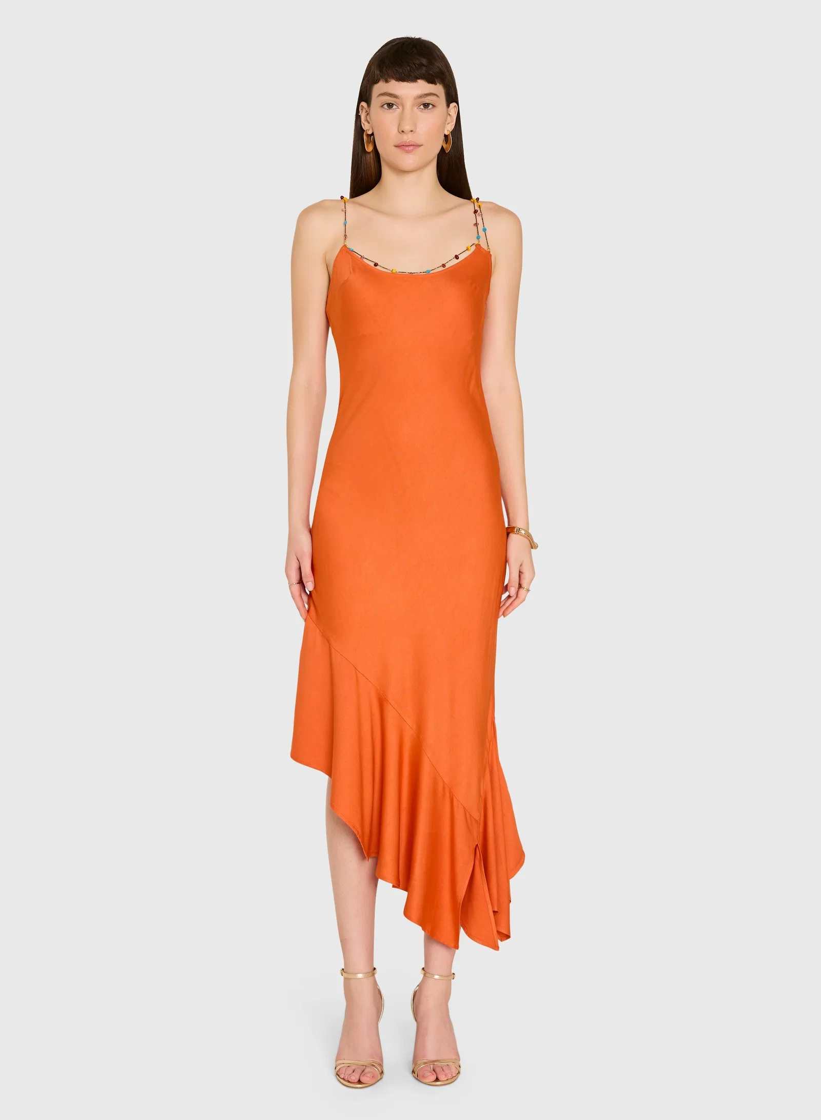 Image of  Eros Midi Dress - Pomelo