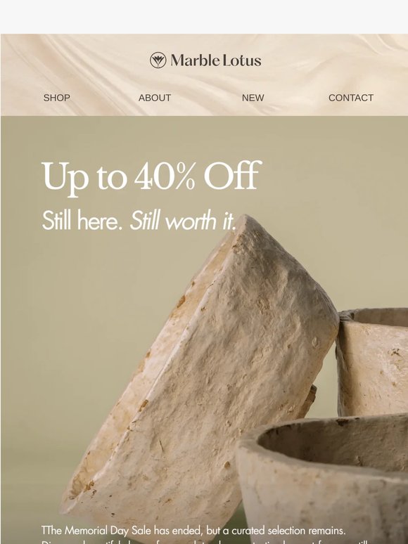 Grab Your Home Decor Favorites: Sale Still On!