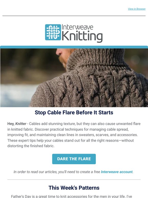 Cable flare? Stop it before it starts!