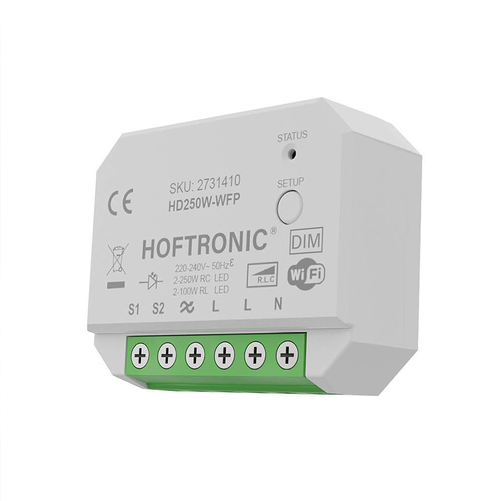 Wi-Fi smart puck dimmer, 250W