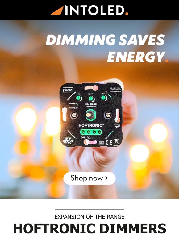 New: Dimmers for every light!
