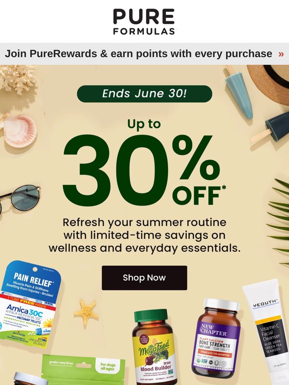 🏖️ June deals for your summer routine