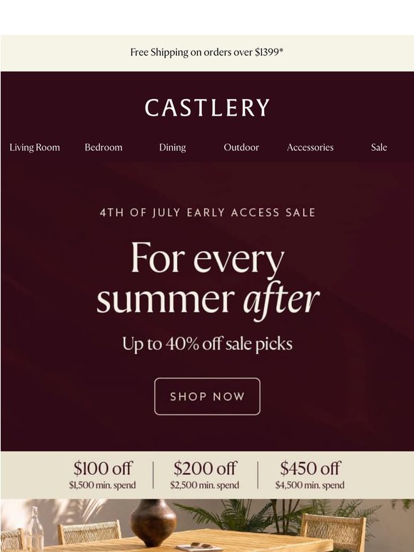 4th of July Early Access Sale is here
