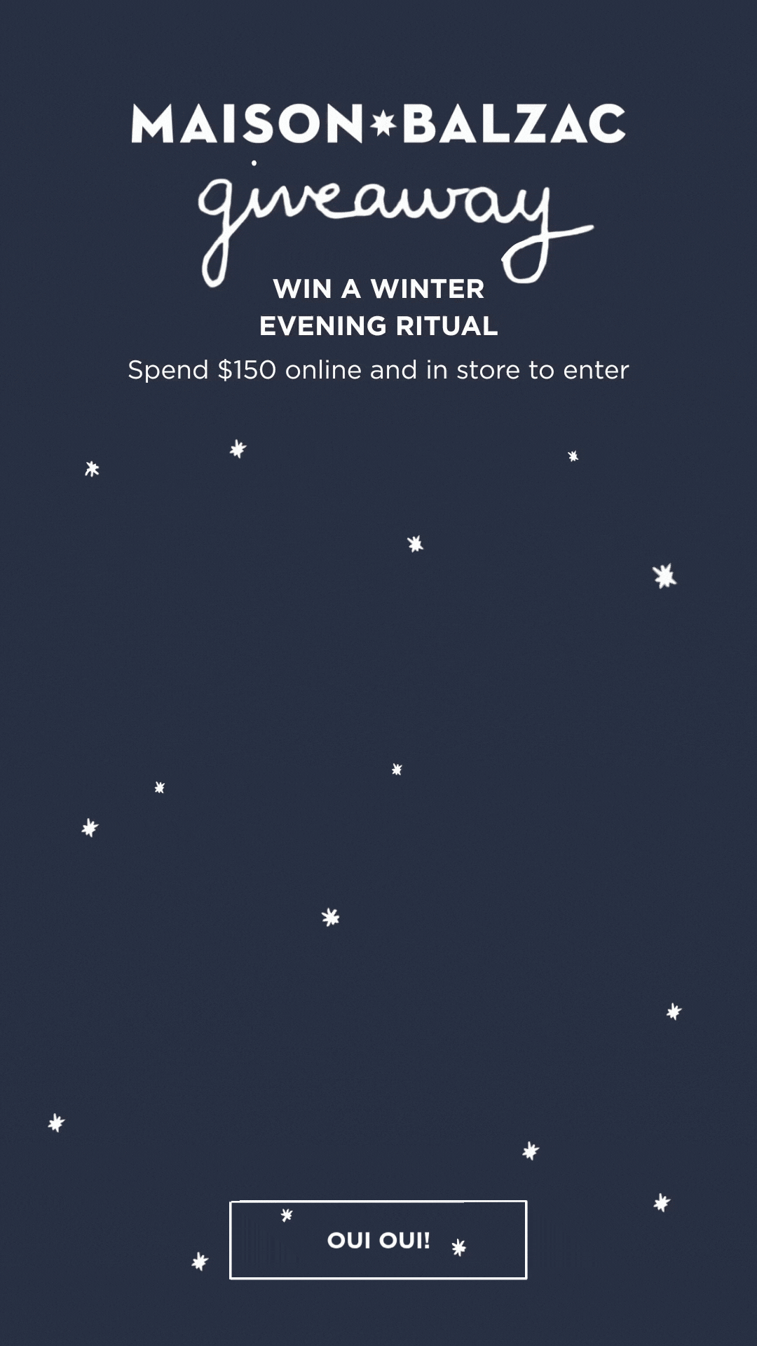 WIN A WINTER RITRUAL