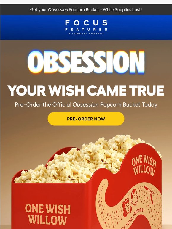 Obsession Fans: Shop the One Wish Willow Popcorn Bucket!