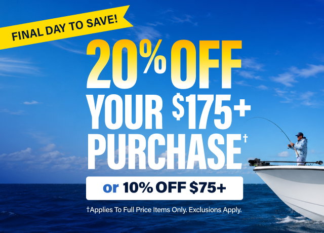 FINAL DAY TO SAVE!  | 20% OFF Your $175+ Purchase† or 10% OFF $75+ †Applies To Full Price Items Only. Exclusions Apply. | SHOP NOW