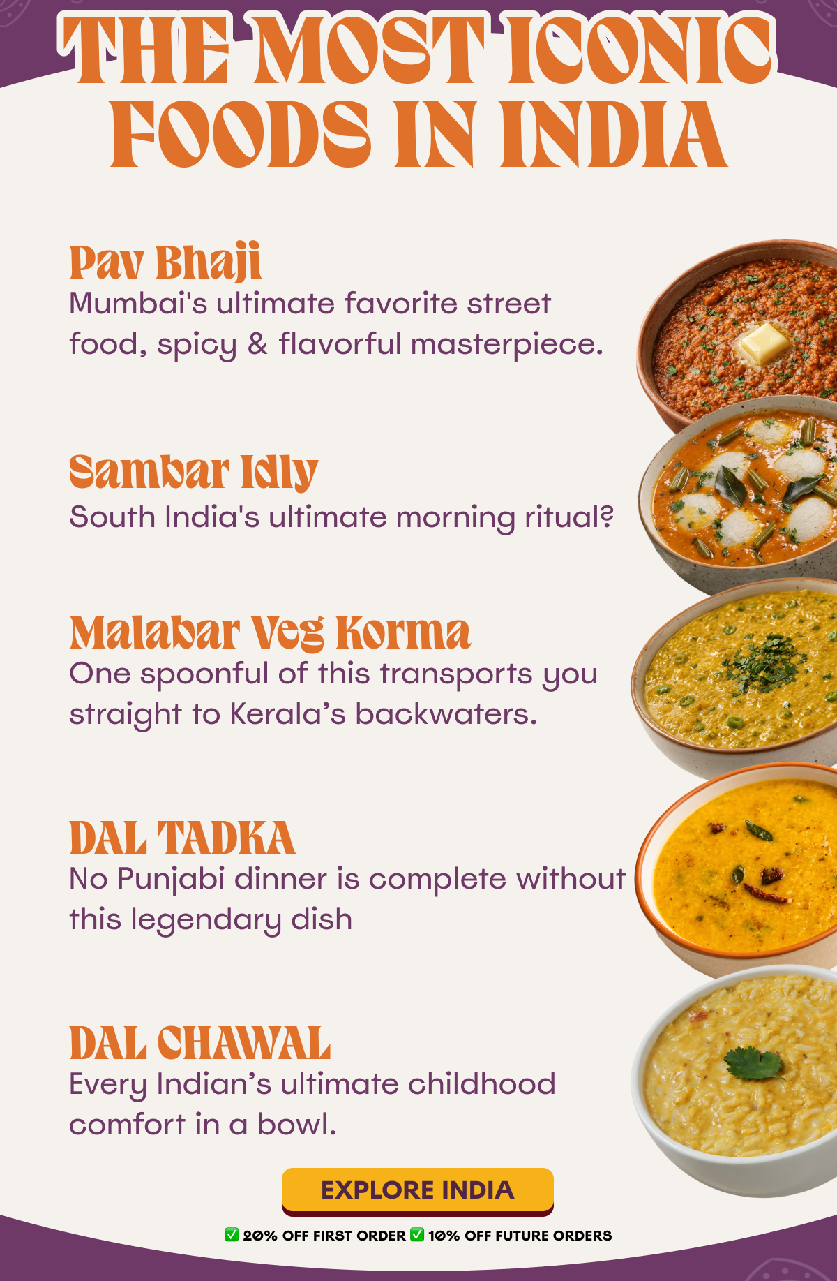 The most iconic foods in India