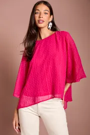 Hotfix High Low Blouse
