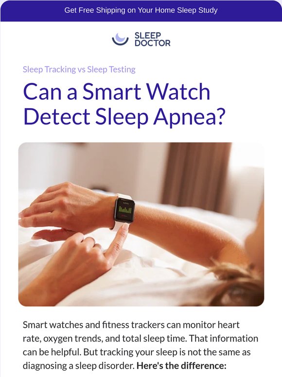 Can a Smart Watch Detect Sleep Apnea?