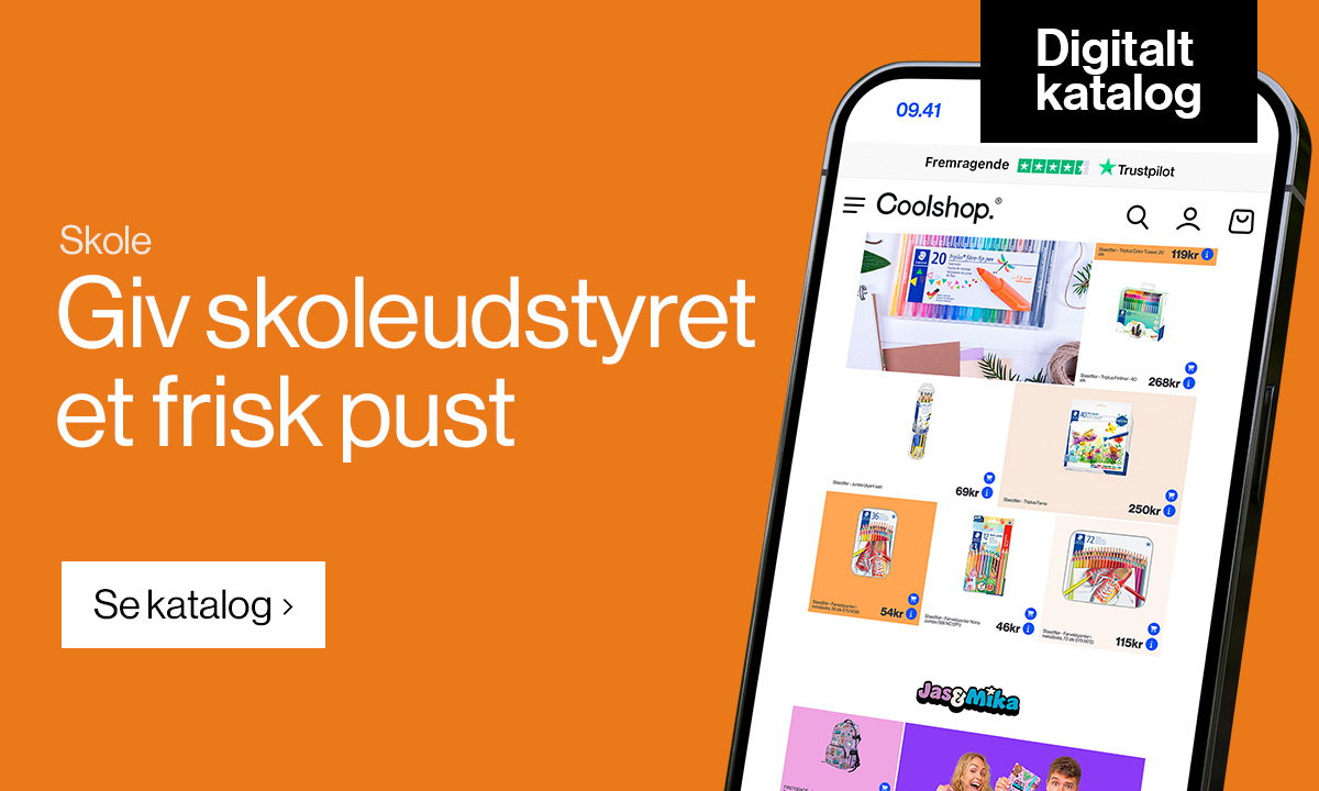 Digitalt katalog: Giv skoleudstyret et frisk pust