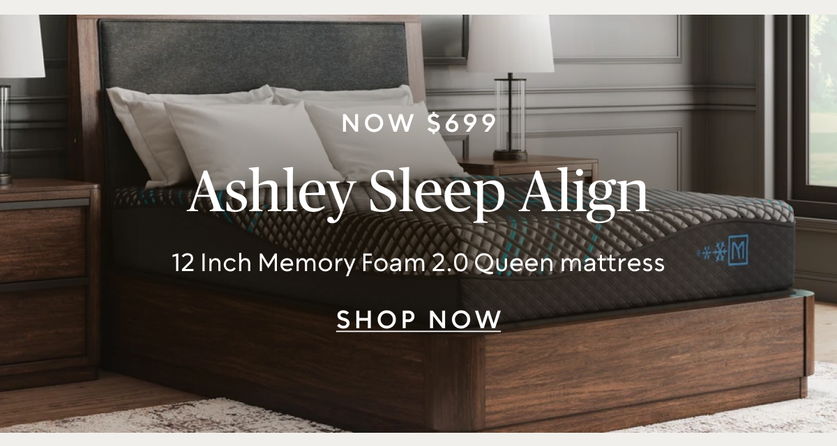 Ashley Sleep Align 12 Inch Memory Foam 2.0 Queen Mattress