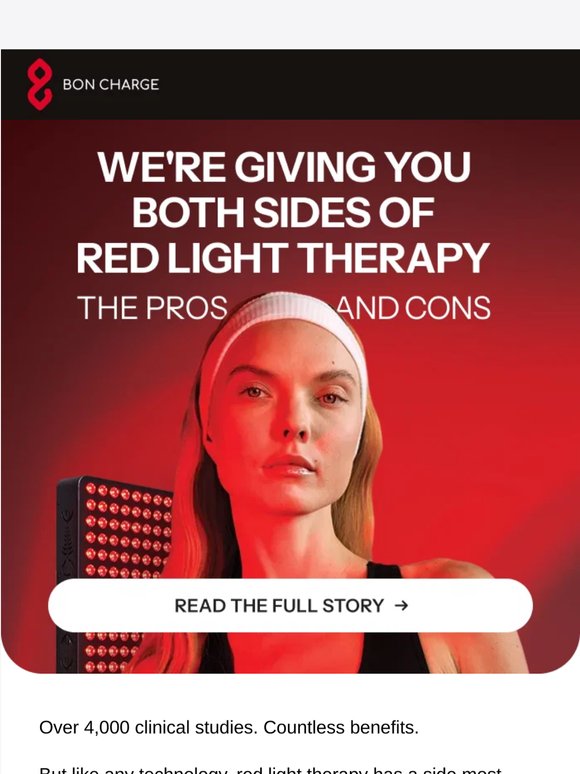Red light therapy. The honest truth