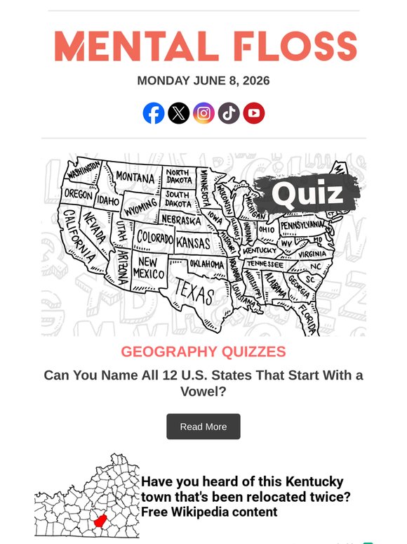 Quiz: Can You Name All 12 U.S. States That Start With a Vowel?