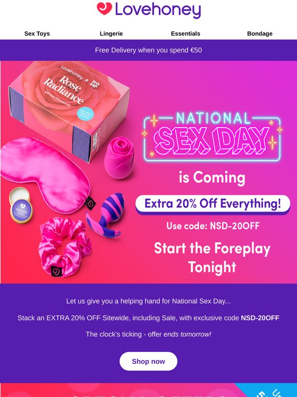EXTRA 20% off Everything [up to 50% off] 👅